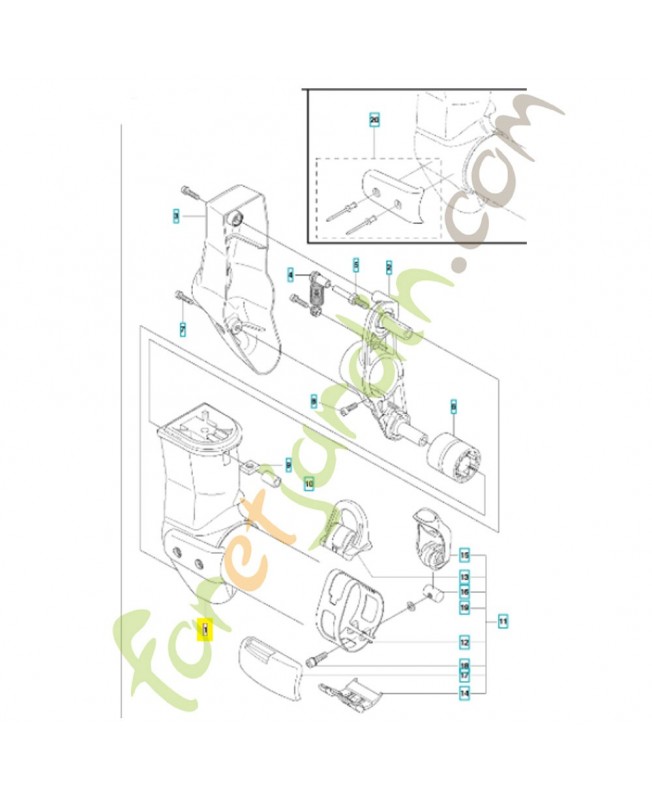 Suspension 581978803. Pièce de rechange Husqvarna