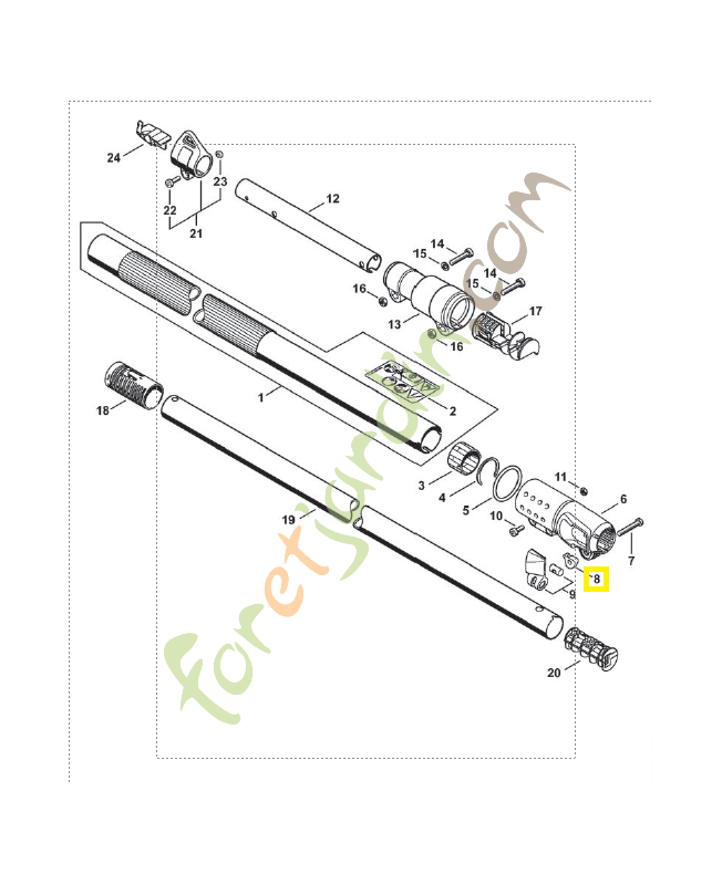Rondelle de pression 4857-793-9600. Pièce de rechange Sithl / Vicking