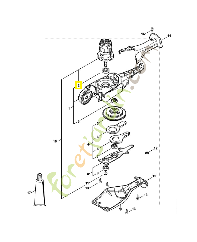 Roulement rainuré à billes 61901-2Z 9503-003-8055. Pièce de rechange Sithl / Vicking