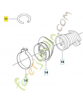 Tuyau référence 544325101 Remplace référence 537246501 et 503896001