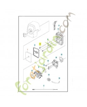 Boulon 580467201. Pièce de rechange Husqvarna