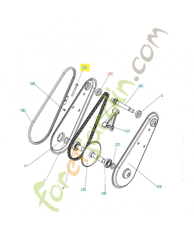 vis 501963801. Pièce de rechange Husqvarna vis 501963801. Pièce de rechange Husqvarna