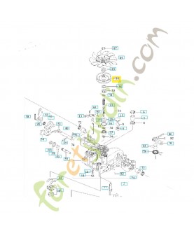 poulie 502451901. Pièce de rechange Husqvarna