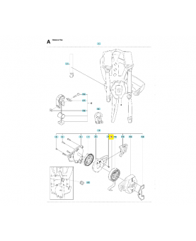 poulie de lanceur 504552201. Pièce de rechange Husqvarna