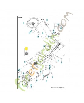 Poulie 576492501. Pièce de rechange Husqvarna