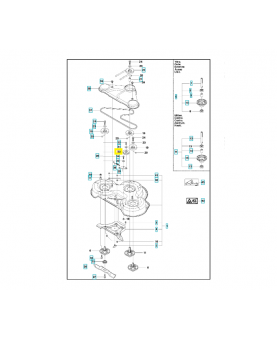 Poulie 581864601 husqvarna