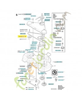 Poulie 506922101. Pièce de rechange Husqvarna