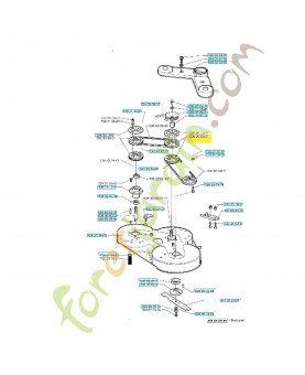 Poulie du système de coupe 506930901. Pièce de rechange Husqvarna