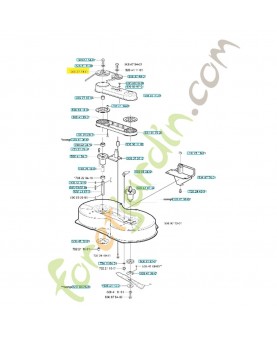 Poulie 506977401. Pièce de rechange Husqvarna