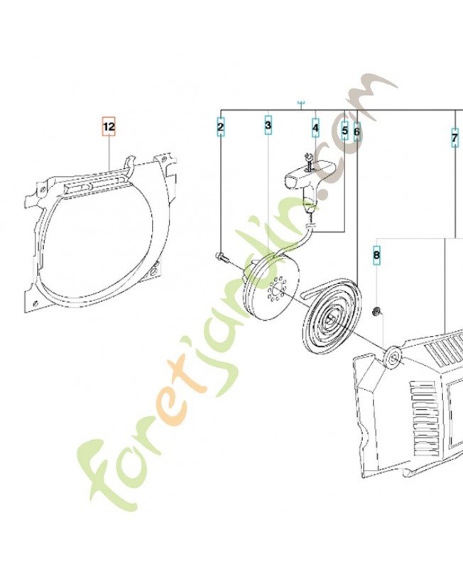 Deflecteur d'air référence 503628301