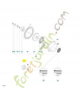 Poulie 513288801. Pièce de rechange Husqvarna