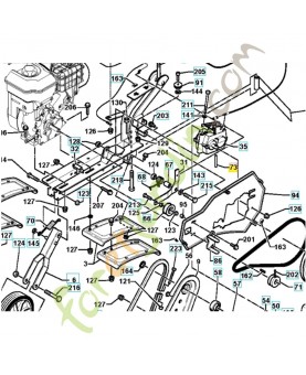 Goupille 519653067. Pièce de rechange Husqvarna