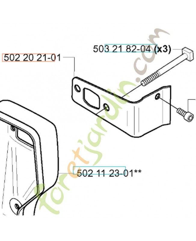 Deflecteur référence 502202101 Deflecteur référence 502202101