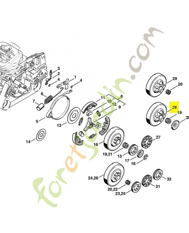 Pignon 1125-640-2006 STIHL