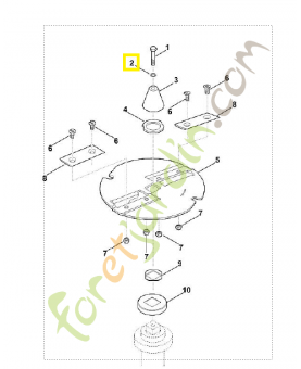 Rondelle de sécurité 9460-624-4031. Pièce de rechange Sithl / Vicking