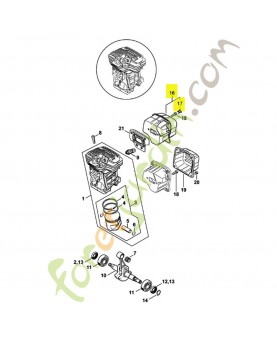 Silencieux ms 311/391 référence 1140-140-0656