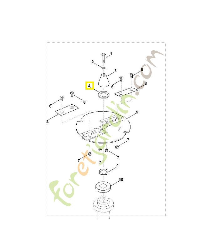 Rondelle. 6903-702-1800 Pièce de rechange Sithl / Vicking Rondelle. 6903-702-1800 Pièce de rechange Sithl / Vicking
