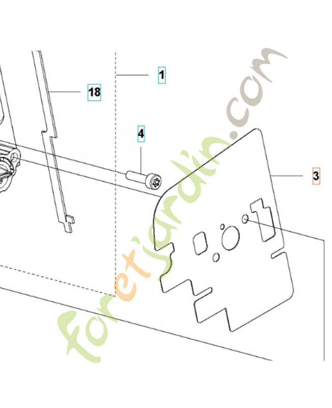 Joint carburateur 585603401. Pièce de rechange Husqvarna