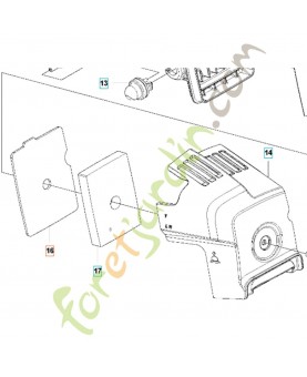 Filtre à air 585604902. Pièce de rechange Husqvarna