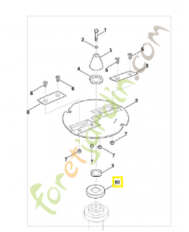 Capuchon de protection 6001-706-4100. Pièce de rechange Sithl / Vicking