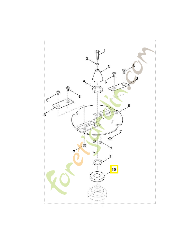 Capuchon de protection 6001-706-4100. Pièce de rechange Sithl / Vicking