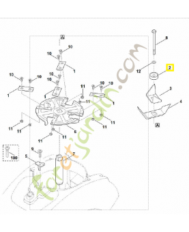 Fixation rapide 6011-702-6700 Pièce de rechange Sithl / Vicking