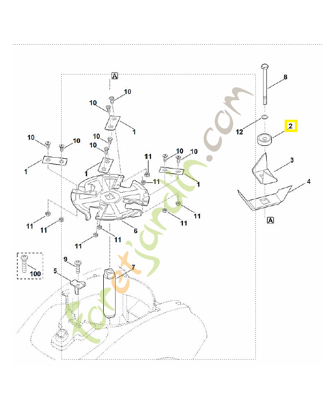 Fixation rapide 6011-702-6700 Pièce de rechange Sithl / Vicking
