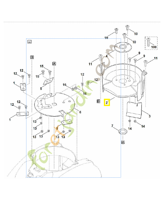 Garniture 6012-701-1600 .Pièce de rechange Sithl / Vicking