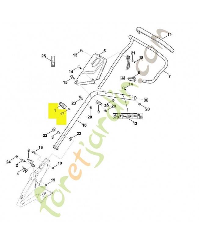 Guide cable référence 0000-760-3820