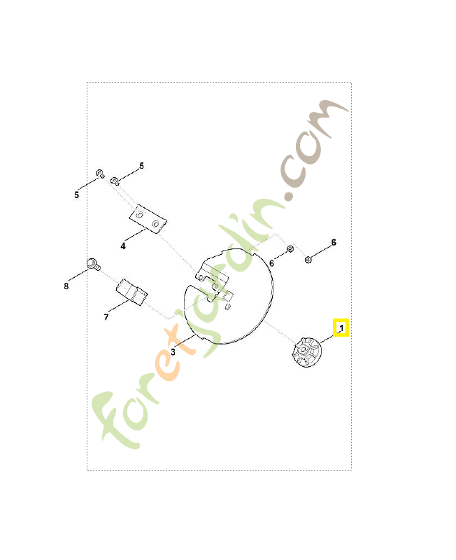 Entraineur 6007-702-0600. Pièce de rechange Sithl / Vicking
