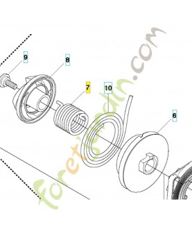 Ressort 537423401 husqvarna