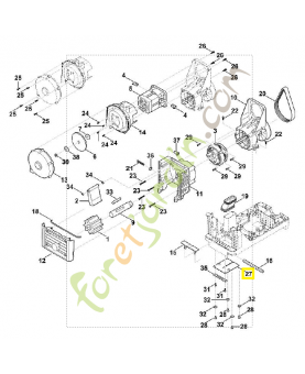 Protection 6013-706-8401. Pièce détachée Stihl / Vicking