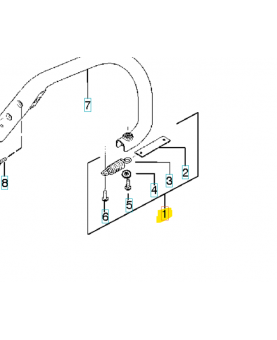 Ressort 545006036. Pièce de rechange Husqvarna
