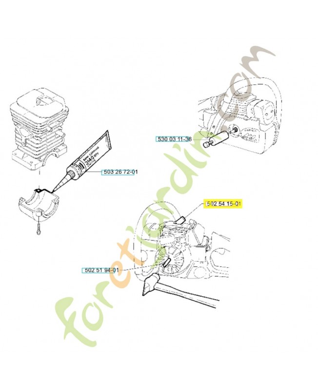 Butee de piston référence 502541501