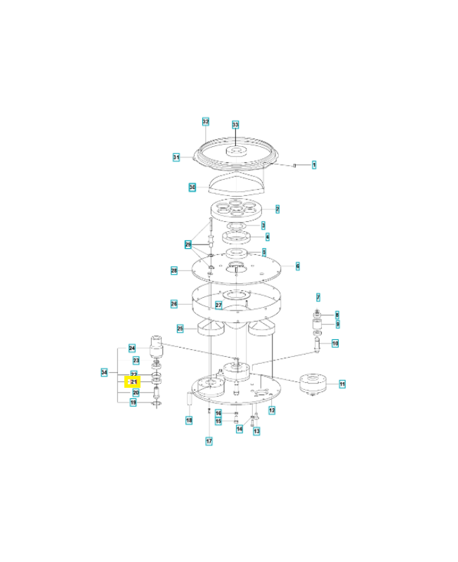 Roulement à billes 6004 2Rs C3 593415201.Pièce détachée Husqvarna
