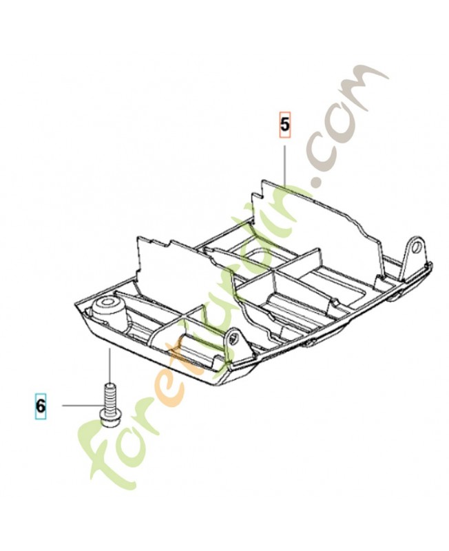 carter de protection 510422201. Pièce de rechange Husqvarna