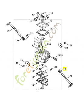 Ressort 1123-122-3000. Pièce de rechange Sithl / Vicking