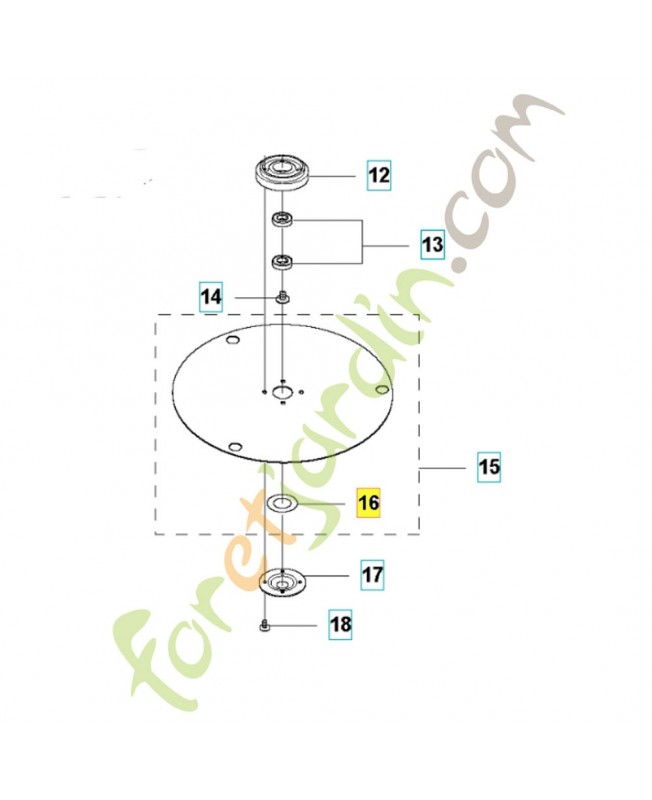 Joint 535082501. Pièce de rechange Husqvarna