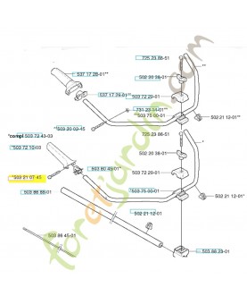 Vis  503210745 husqvarna