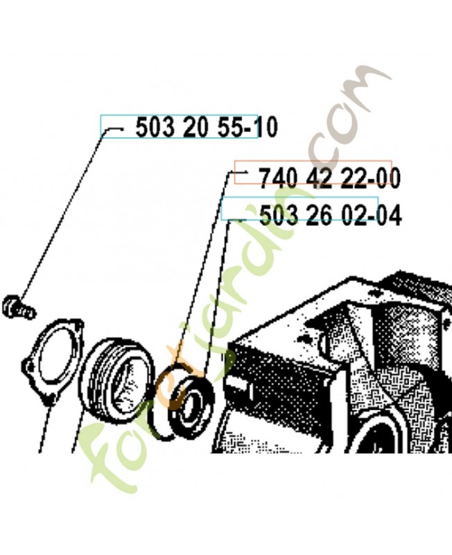 Anneau en 0 32.1 x 1.6 référence 740422200