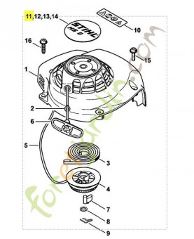 Plaque matricule hs 81r 4237-967-1500. Pièce de rechange Sithl / Vicking