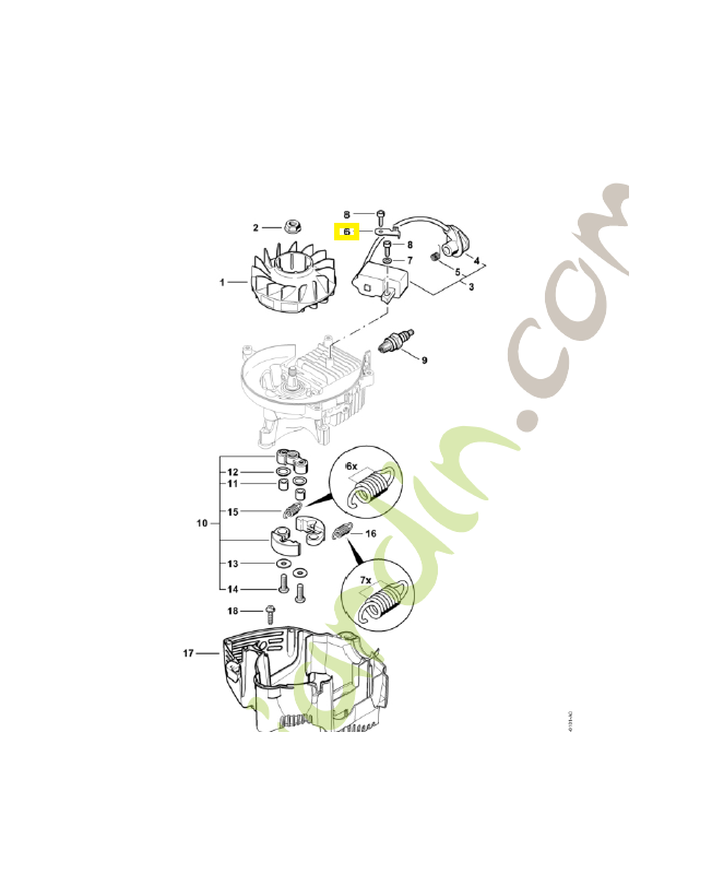 Languette enfichable 4237-431-2100 stihl Languette enfichable 4237-431-2100 stihl