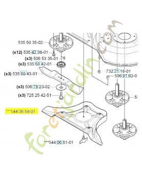 Bouchon 544065801 husqvarna