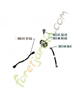 Cable 506013702. Pièce de rechange Husqvarna