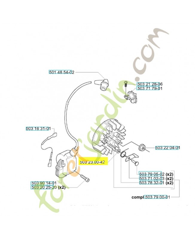 rondelle 503230042 husqvarna