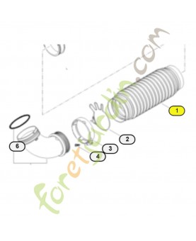 Tube a soufflet référence 4244-701-6104
