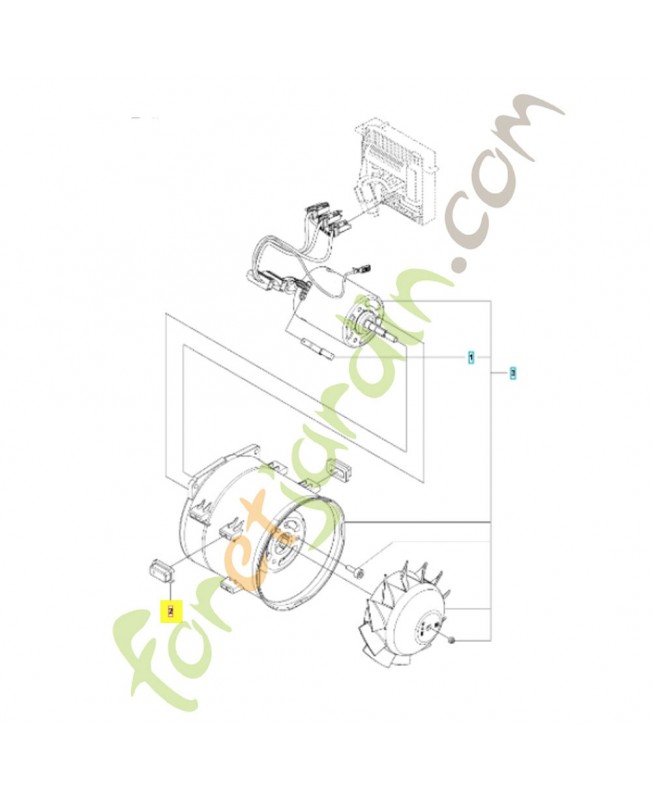 Support 503911001. Pièce de rechange Husqvarna