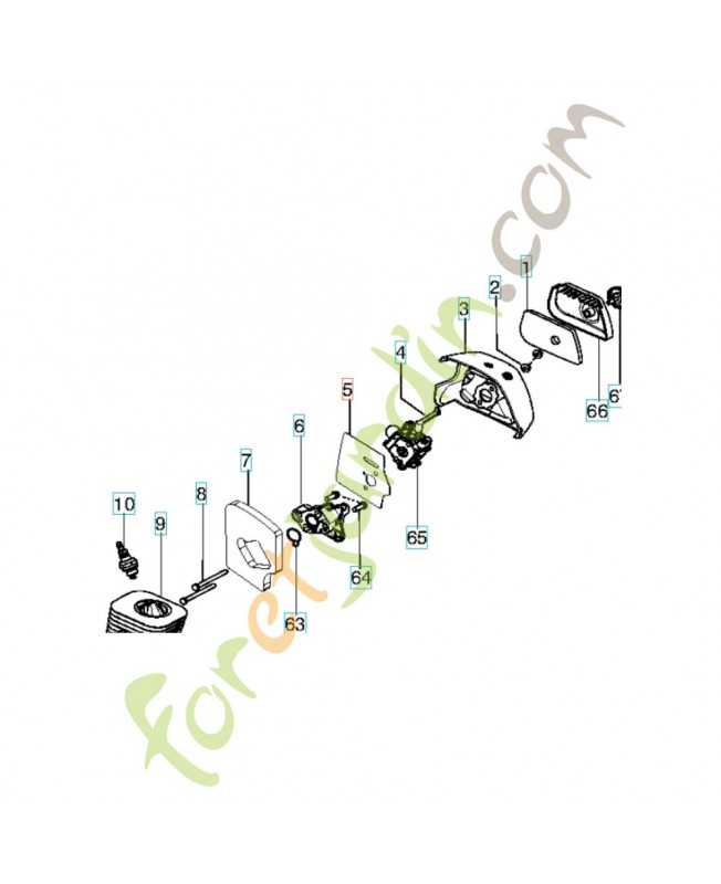 kit Joint 545050402. Pièce de rechange Husqvarna
