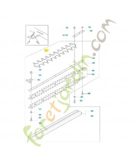 Plaque de protection 537100301. Pièce de rechange Husqvarna