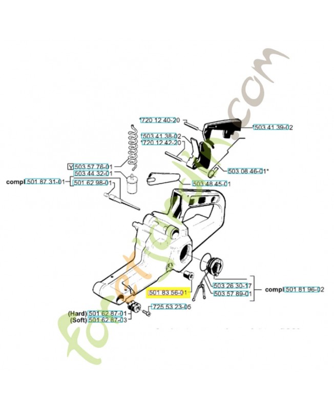 Amortisseur 501835601 husqvarna